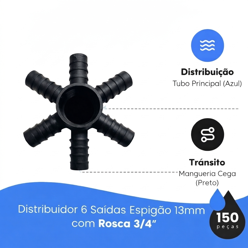 Distribuidor 6 Saídas AP
